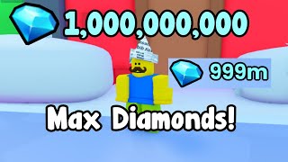 I Got 1 Billion Max Diamonds And This Happened In Pet Simulator 99 [upl. by Nonna]