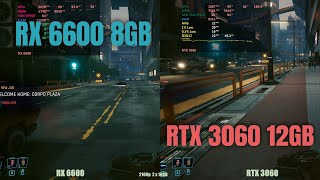 RX 6600 vs RTX 3060 gaming 4k [upl. by Llennahs188]