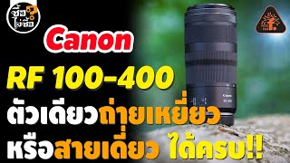 รีวิว Canon RF 100400 ตัวเดียวถ่ายเหยื่ยวหรือสายเดี่ยว ได้ครบ  ซื้อไม่ซื้อ  FOTOFILE [upl. by Anavahs]