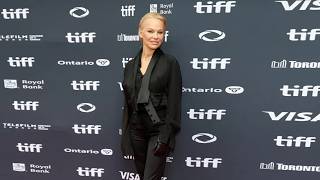 Pamela Anderson Paired Menswear With No Makeup Makeup [upl. by Marya]