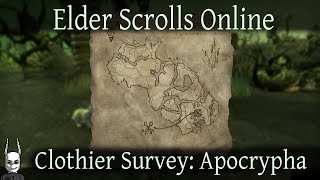 Clothier Survey Apocrypha Elder Scrolls Online ESO [upl. by Drolet]