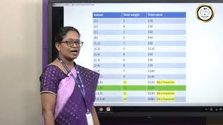 Knapsack problem using brute force approach Dr A Viji Amutha Mary [upl. by Leihcim44]