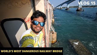 RAMAYAN EXPRESS Crossing WORLDS MOST DANGEROUS RAILWAY BRIDGE [upl. by Anuahsed315]