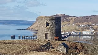 UNIQUE UIG TOWER AND BAY Also known as Captain Frasers Folly found on Skye Scotland 2032018 [upl. by Yessac349]