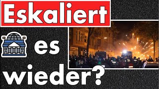 Eskaliert es schon wieder Eine Woche nach brennenden Reifen wird wieder am Südstern demonstriert [upl. by Flora948]