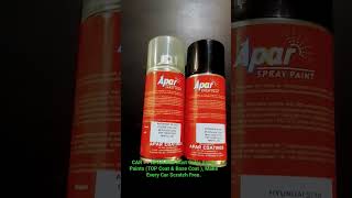 Car Paint Spray Star Dust Color  APAR Brand Top amp Base Coat  Make your Car scratch free [upl. by Regnij]