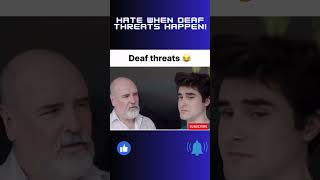 Hate When Deaf Threats Happen fun funny funnyvideo [upl. by Nnairda]