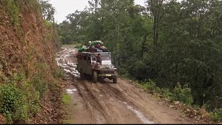 Taxi service to mountain village Myanmar [upl. by Akemej]