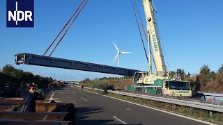 Einmaliger Bau Eine Brücke über das A20Loch  die nordreportage  NDR Doku [upl. by Creedon554]