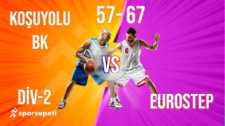 Koşuyolu BK  Eurostep  Div 2  Sporsepeti Basketbol Ligi [upl. by Ahsien]