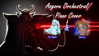 Undertale  Bergentrückung amp Asgore  Orchestral  Piano Cover Christmas Special with BlueTarouX [upl. by Schell]