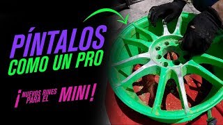 Como despintar y pintar rines correctamente  HOW TO PAINT RIMS [upl. by Wyn]