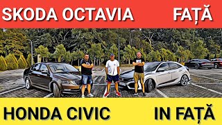 FAȚĂ IN FAȚĂ❗️Honda Civic 15 IVTEC 2018 ⚡️ Skoda Octavia 15 TSI 2018  partea 2a 🚔 [upl. by Wynn732]