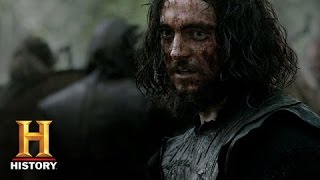 Vikings Athelstan Saves Ragnar in Battle Season 2 Episode 2  History [upl. by Selie]