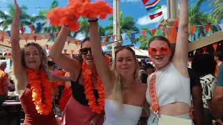 EK Voetbal 2024 feest op het Oranjeplein in Aruba [upl. by Stew973]