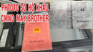 Hướng dẫn photo sổ Hộ Khẩu không bị đen  Photo sổ hộ khẩu Máy Brother [upl. by Somisareg]