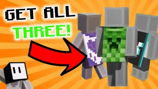 HOW TO GET ALL 3 OF THE NEW MINECRAFT CAPES  Glitch mask [upl. by Muldon788]