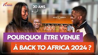 Micro trottoir  Pourquoi les jeunes de la diaspora vont au forum Back To Africa 2024 [upl. by Garrick]