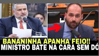 EDUARDO APANH0U AO VIV0 CARA A CARA MINISTRO BATEU NA CARA DELE COM LUVA DE PELICA LINDO DE VER [upl. by Ventre967]