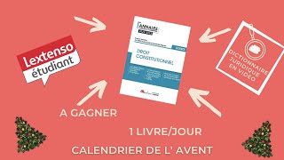 Annales droit constitutionnel L1 Gualino 🎁 calendrier avent Lextensoétudiants dicojuridique short [upl. by Taub59]