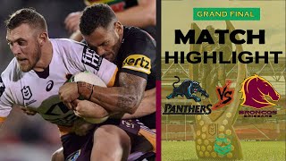 Penrith Panthers V Brisbane Broncos  MACTH Highlights  NRL 2023 GRAND Final [upl. by Avah270]