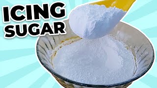 How to Make Icing Sugar  Confectioners Sugar  Icing Sugar Recipe [upl. by Nwahsat515]