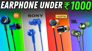 Top 5 Best Wired Earphones Under 1000⚡Best Earphones Under ₹1000 in 2024🔥 [upl. by Wan]