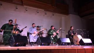 Tuvan Throat Singing  Huun Huur Tu amp Alash together in Pittsburgh хоомей хөөмий [upl. by Annagroeg]