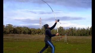 Long Casting in diretta Prova Colmic Zero Seven F1 100250 gr 460 m [upl. by Yejus]