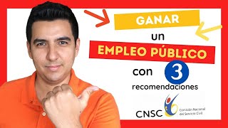 ✔️3 PRIMEROS PASOS para GANAR un EMPLEO PÚBLICO en Colombia CNSC 🚀 [upl. by Ibbie]