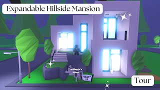 Touring the New Adopt Me Hillside Mansion  Roblox Adopt Me [upl. by Grissel]