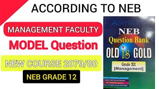 National Examination Board NEB । Grade 12 Important Model Question For Student 2080 । [upl. by Rockwood]