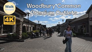 【4K60】 Walking Tour  Woodbury Common Premium Outlets in Central Valley New York [upl. by Notselrahc]