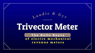 Landis amp Gyr 11000110 Volts 55 Amps Trivector meter [upl. by Marchak]