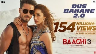 Baaghi 3 tiger shroff baaghi 3 song Dus Bahane 20 Vishal Shaan Tulsi Kumar Tiger S Shraddha K [upl. by Ceil]