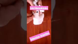 como hacer Babuchas pantuflas navideñas infantiles RENOS manualidades shortvideo tutorial diy [upl. by Ahar]