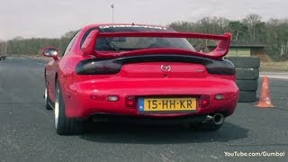 Mazda RX7 FD3S 3rotor Twin Turbo 550HP  Lovely Turbo Sounds [upl. by Jacobs]