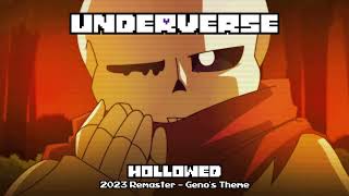 Underverse OST  Hollowed 2023 RemasterGenos Theme [upl. by Eillehs]