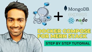 Containerizing a MERN Stack Application and Deploying using Docker Compose  Step by Step Guide [upl. by Grosvenor]