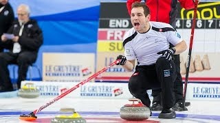 CURLING SUIDEN Euro Chps 2013  Men Semi Final [upl. by Gnah]