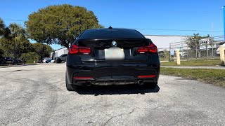 BMW F30 N20 320i 3 INCH TRUE STRAIGHT PIPE UPGRADE amp REVS  MUST HEAR [upl. by Teiluj993]