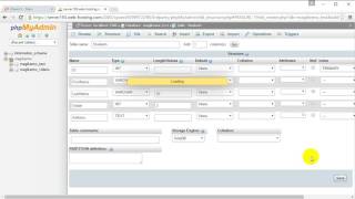 phpMyAdmin MySQL database  How to create table insert data set up foreign key [upl. by Milly675]