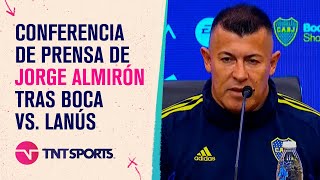 Jorge Almirón habla en conferencia de prensa tras Boca vs Lanús [upl. by Rumit824]