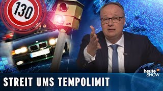 Tempolimit Kulturkampf gegen das Auto  heuteshow vom 01022019 [upl. by Tubb]