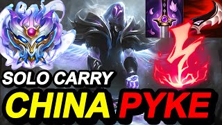 Wild Rift China Pyke Jungle  Legend 4192 Point Rank Gameplay  Build Rune  Ashen Knight Pyke Skin [upl. by Hawthorn]