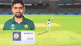 Babar Azam Showing His Batting Skills Against England In Test Match  RC 24 [upl. by Rilda]