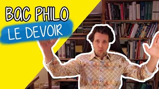 Le devoir  quelle est la source du devoir  Philo Terminale Bac [upl. by Thetes]