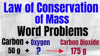 Law of Conservation of Mass Word Problems [upl. by Natelson]