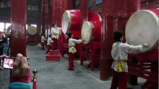 Drum Performance at Beijing Drum Tower [upl. by Natalina163]