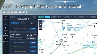 MSFS  Navigraph Charts in Game Tutorial [upl. by Simonetta]